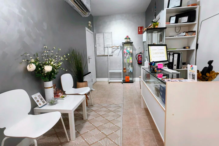 Nosotros LASER HAIR local centro en Torrejón de ardoz. Entrada